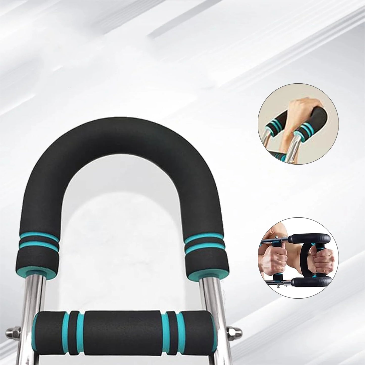 Adjustable Arm Trainer with Resistance Bands Detachable Chest Expander for Upper Body Strength Training Home Gym Equipment